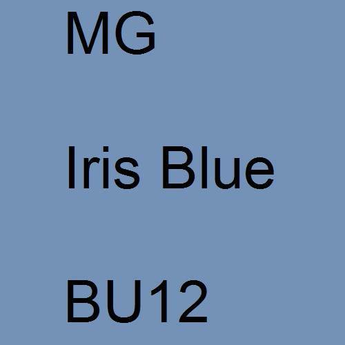 MG, Iris Blue, BU12.